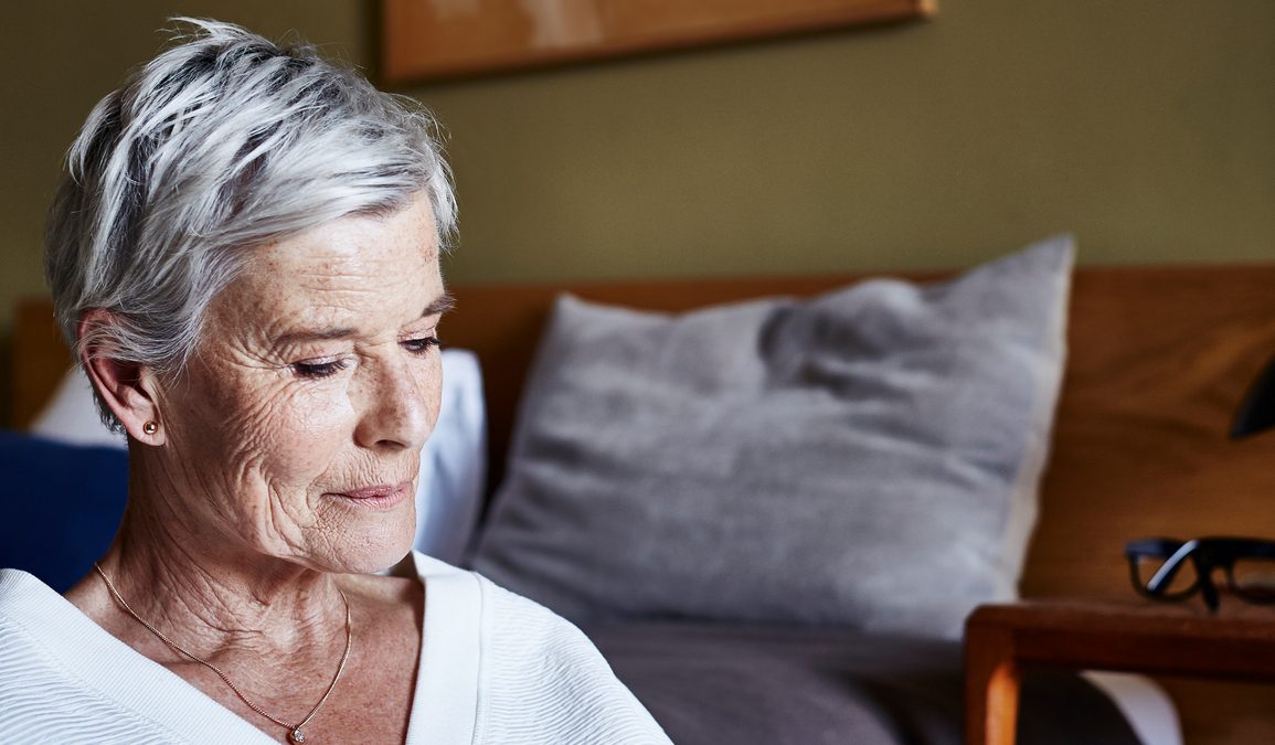 Senior Woman Using Digital Tablet