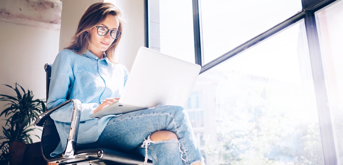 woman doing her research on SMSF