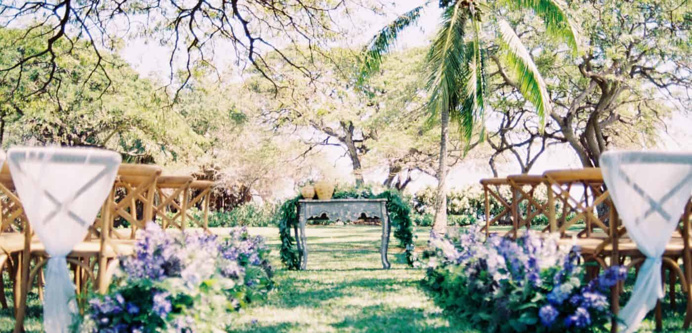 Aisle of wedding