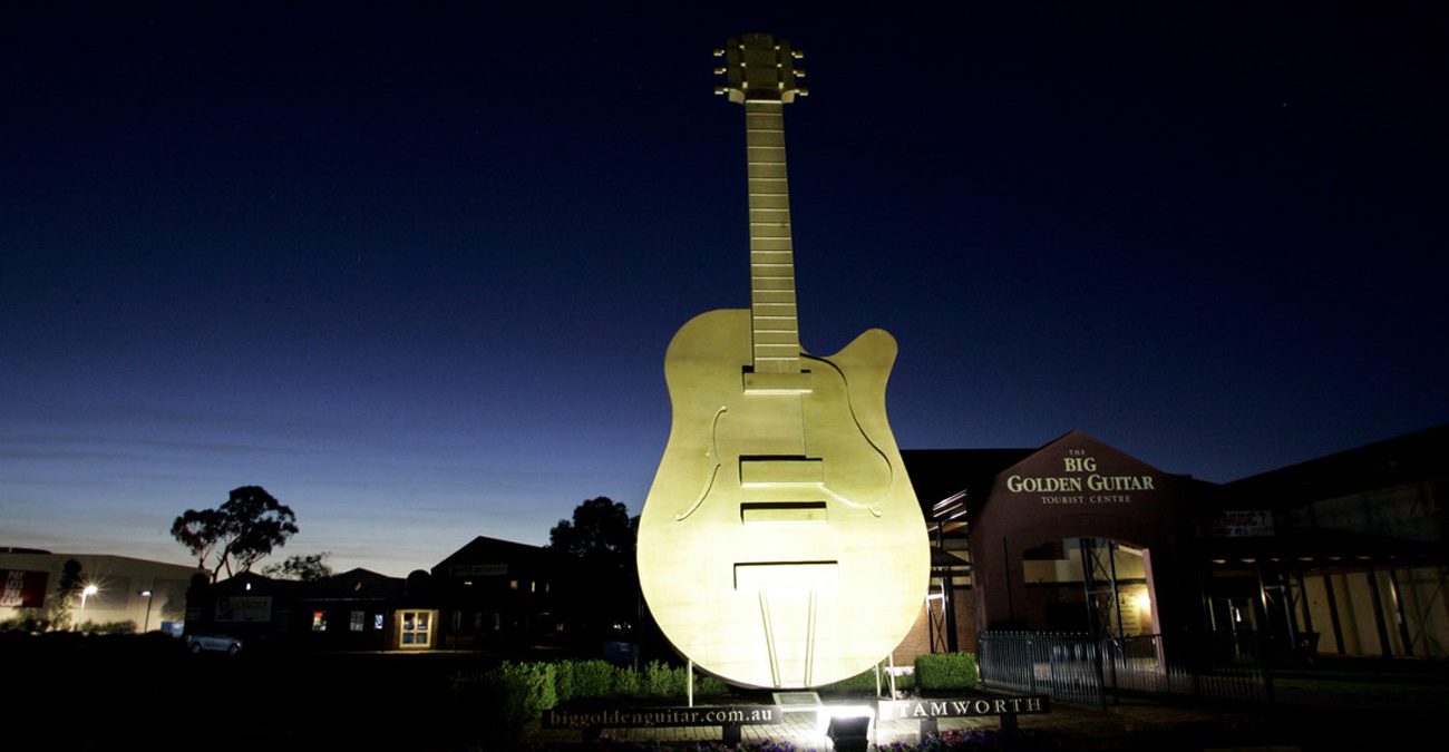 big guitar at Tamworth