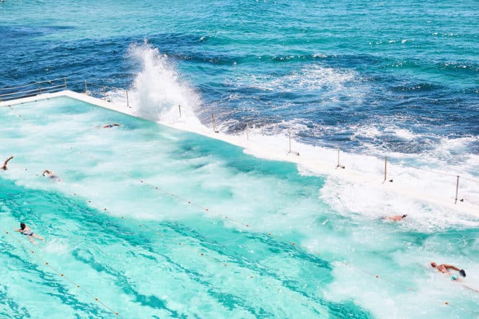 azure seaside pool