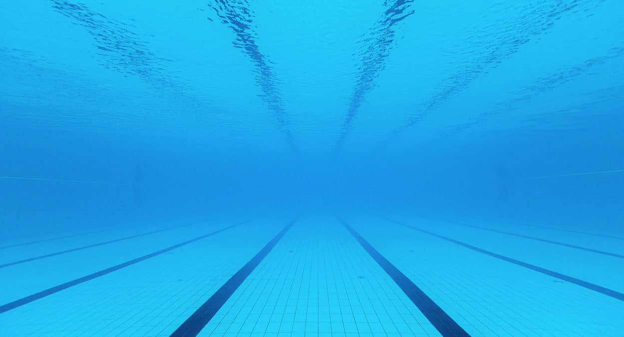 Underwater View Of A Swimming Pool